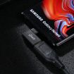 Type-C Female to USB 3.0 Male Adapter - 90 Degree Elbow, Black - 5