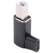 USB-C Female to USB 2.0 B MIDI Male Adapter - Black - 1