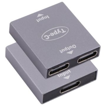 USB-C Female to USB-C Female Converter - 1 to 2 Splitter - 1