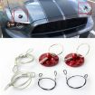 XH-6049 Car Engine Hood Lock Cover (Red) - Racing Modified Design - 1