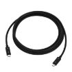 USB-C Male to USB-C Male Cable for Thunderbolt 4, 1m - Black - 3