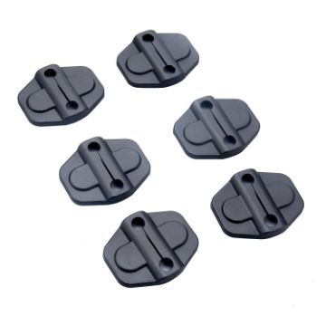 6 PCS Car Door Lock Cover for Jeep Wrangler JL JLU 2018-2019 - 1