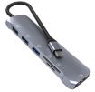 6 in 1 USB-C/Type-C to TF/SD Card Slot + USB 3.0 Adapter - 1