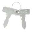 Club Car DS Golf Cart Precedent Starter Key Ignition Keys - 1