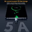 25cm USB-C Male to Female Extension Cable - 10Gbps Data Transfer - 5