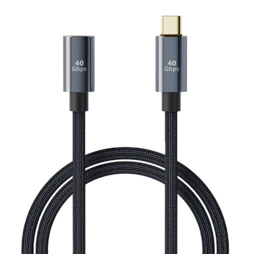 USB4.0 40Gbps Type-C Extension Cable 0.8m - Male to Female - 1