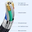 USB4.0 40Gbps Type-C Extension Cable 0.8m - Male to Female - 5