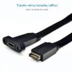 USB 3.1 Type-E to USB-C Connector Front Panel Header 0.5m Bracket - 4