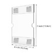 2 PCS 4x6 Inch Wall Mounted Acrylic Signage Bracket Photo Frame - 3