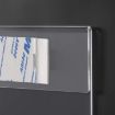 2 PCS 4x6 Inch Wall Mounted Acrylic Signage Bracket Photo Frame - 4