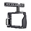 YELANGU C6 Camera Video Cage Handle Stabilizer for Sony A6000 - Black - 4
