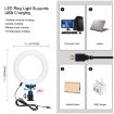 PULUZ 2 in 1 Vlogging Live Broadcast Smartphone Video Rig + LED Selfie Light Kit - 8