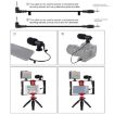 PULUZ 4 in 1 Vlogging LED Selfie Light Kit with Microphone - Red - 7