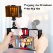 PULUZ 2 in 1 Vlogging LED Selfie Light Smartphone Video Rig Kit - 6