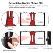 PULUZ 2 in 1 Smartphone Video Rig + Microphone Kit (Red) - 3