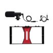 PULUZ 2 in 1 Smartphone Video Rig + Microphone Kit (Red) - 9