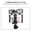 PULUZ Vlogging Live Broadcast Smartphone Video Rig Stabilizer - Red - 6