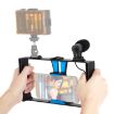 PULUZ 2 in 1 Smartphone Video Rig + Microphone Kit (Blue) - 1