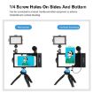 PULUZ 4 in 1 Bluetooth Vlogging Kit with LED Light, Microphone, Tripod for iPhone - 4