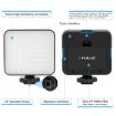 PULUZ 4 in 1 Vlogging Live Broadcast LED Selfie Fill Light Kit with Microphone (Blue) - 7