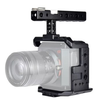 YELANGU C11 Handle Video Camera Cage Stabilizer for Z CAM E2 - Black - 1