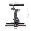 YELANGU C8 Video Camera Cage Stabilizer - Black - 5
