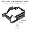Canon EOS R10 PULUZ Metal Camera Cage Stabilizer Rig - Black - 4