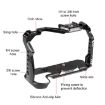 Canon EOS R7 PULUZ Metal Camera Cage Stabilizer Rig - Black - 3