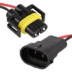 2 PCS Car H9/H8/H11 LED Light Strobe - Bright and Durable LED Lights - 4