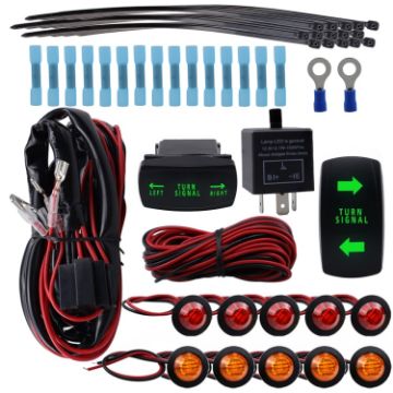 CP-4306 UTV ATU Car Side-by-side Turn Signal Light Kit - 1
