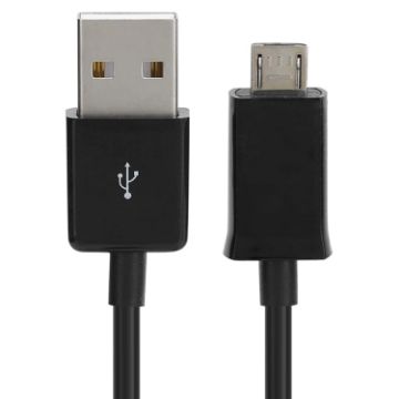 1m Black Micro USB Data Sync Charger Cable - 1