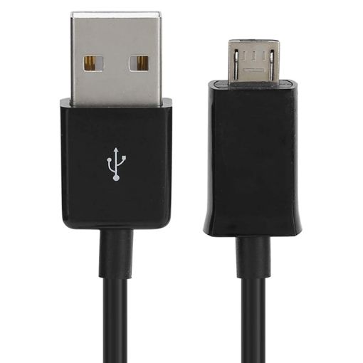 1m Black Micro USB Data Sync Charger Cable - 1
