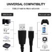 Micro USB to USB Data Sync Charger Cable 1m Black - 5