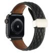 Apple Watch SE 2023 44mm Leather Band - Black - 1