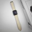 Apple Watch SE 2023 44mm Leather Watch Band - Creamy White - 2