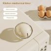 Picture of Kitchen Mechanical Timer Reminder Visual Time Manager Magnetic Suction Alarm Clock (Ivory White)