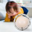 Picture of Kitchen Mechanical Timer Reminder Visual Time Manager Magnetic Suction Alarm Clock (Ivory White)