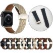 Apple Watch SE 2022 40mm Leather Watch Band - Starlight Color - 3