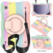 Samsung Galaxy Tab A9 8.7 2023 Silicone Hybrid PC Tablet Case - Colorful Rose Gold - 1