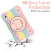 Samsung Galaxy Tab A9 8.7 2023 Silicone Hybrid PC Tablet Case - Colorful Rose Gold - 3