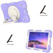 Samsung Galaxy Tab A9 8.7 2023 Silicone Hybrid PC Tablet Case Purple - 5