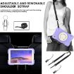 Samsung Galaxy Tab A9 8.7 2023 Silicone Hybrid PC Tablet Case Purple - 8