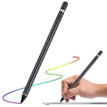 Universal Active Capacitive Stylus Pen - Black - 1