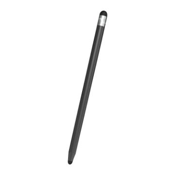 Universal Two-end Rubber Nibs Capacitive Stylus Pen Black - 1
