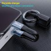 IVON CA90 3.1A Max USB to Micro USB Data Cable 14.5cm Champagne Gold - 3