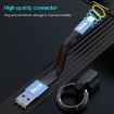 IVON CA90 3.1A Max USB to Micro USB Data Cable 14.5cm Champagne Gold - 4