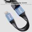 IVON CA90 3.1A Max USB to Micro USB Data Cable 14.5cm Champagne Gold - 6