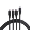 ROMOSS CB263N 1.5m PD20W Car Mobile Phone 3 In 1 TYPE-C Fast Charging Data Cable - 1
