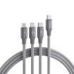 ROMOSS CB263N 1.5m PD20W Car Mobile Phone 3 In 1 TYPE-C Fast Charging Data Cable - 1