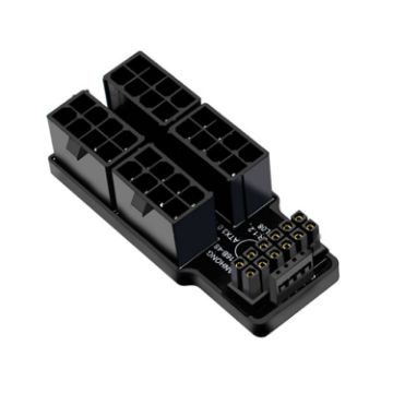 B Model ATX3.0 12VHPWR 12+4P 600W Power Steering Connector - 1